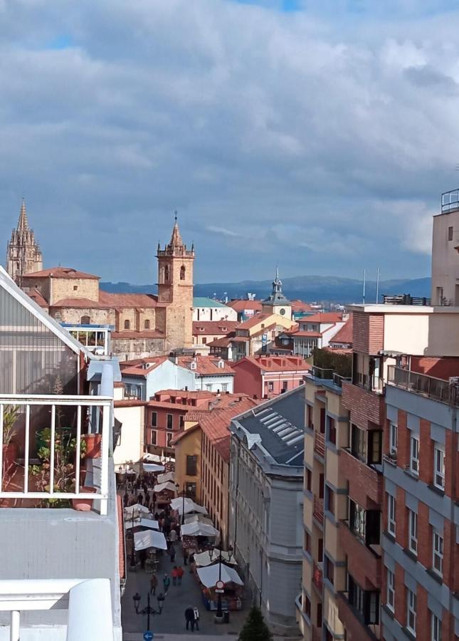 Atico Quintana I - Con Terraza, Vistas A La Ciudad, En El Centro, Con Wifi Y Garaje Διαμέρισμα Οβιέδο Εξωτερικό φωτογραφία