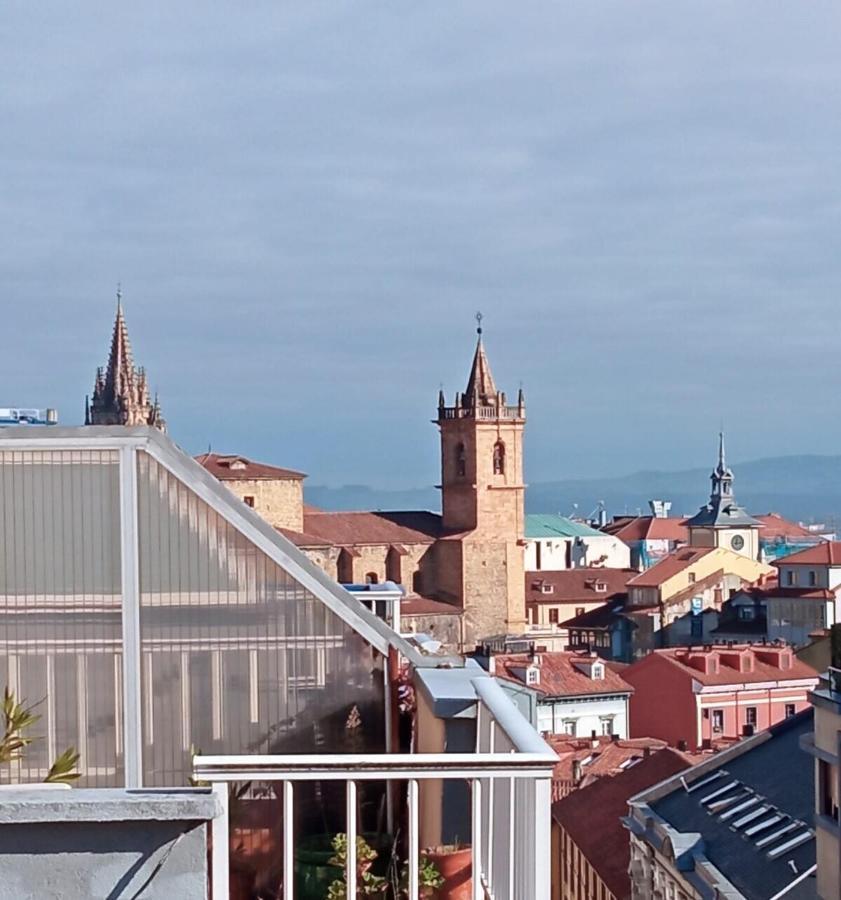 Atico Quintana I - Con Terraza, Vistas A La Ciudad, En El Centro, Con Wifi Y Garaje Διαμέρισμα Οβιέδο Εξωτερικό φωτογραφία