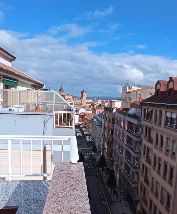 Atico Quintana I - Con Terraza, Vistas A La Ciudad, En El Centro, Con Wifi Y Garaje Διαμέρισμα Οβιέδο Εξωτερικό φωτογραφία