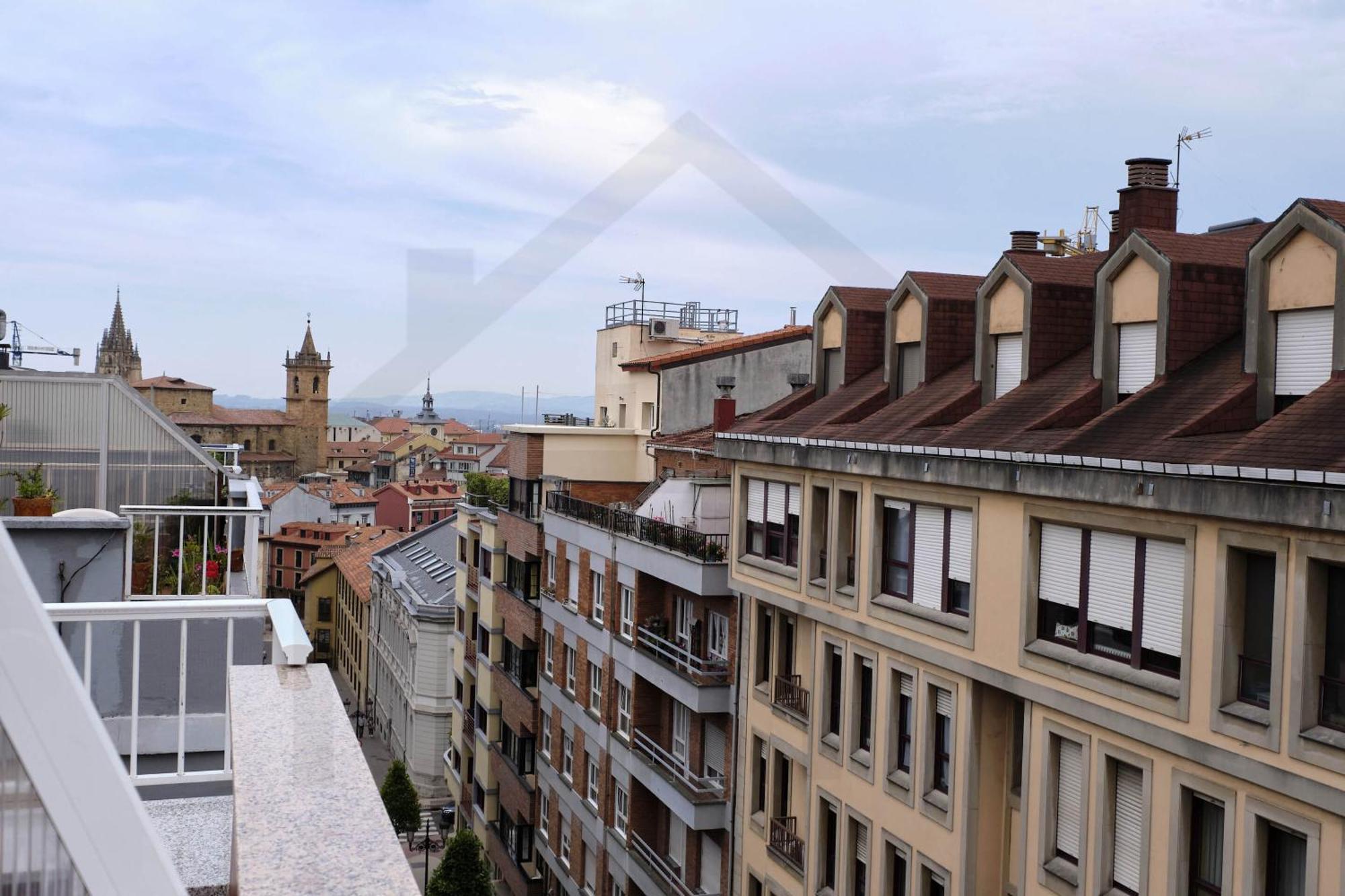 Atico Quintana I - Con Terraza, Vistas A La Ciudad, En El Centro, Con Wifi Y Garaje Διαμέρισμα Οβιέδο Εξωτερικό φωτογραφία